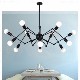 12 Light Vintage Retro Chandelier Shops