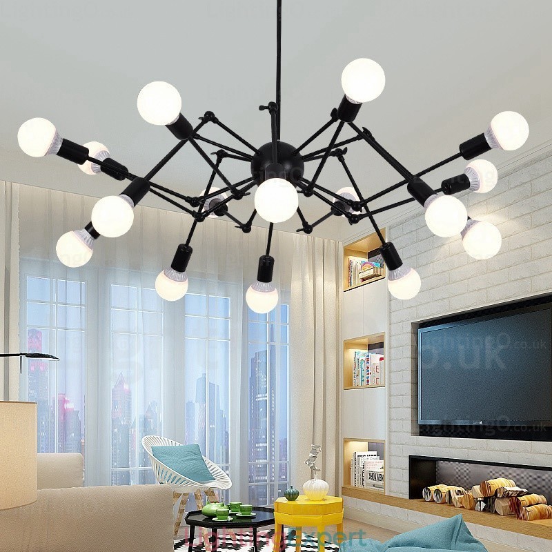 12 Light Vintage Retro Chandelier Shops