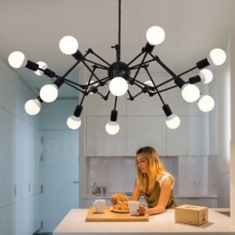 12 Light Vintage Retro Chandelier Shops