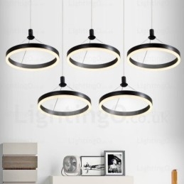 1 Light Modern Contemporary Pendant Light with Acrylic Shade