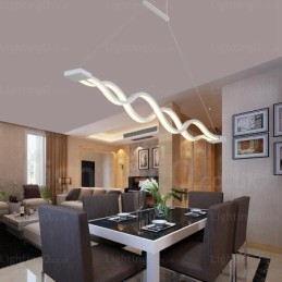 1 Light Modern Contemporary Pendant Light with Acrylic Shade