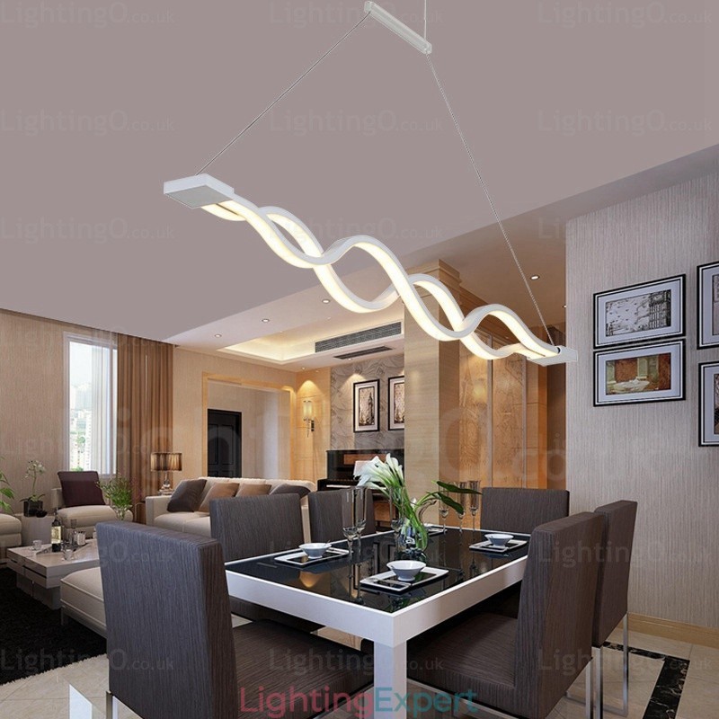 1 Light Modern Contemporary Pendant Light with Acrylic Shade