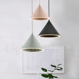 1 Light Modern Contemporary Nordic Pendant Light with Acrylic Shade