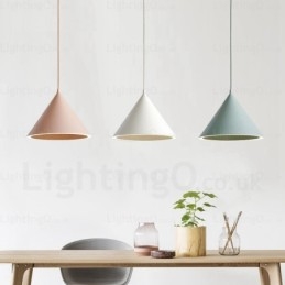 1 Light Modern Contemporary Nordic Pendant Light with Acrylic Shade
