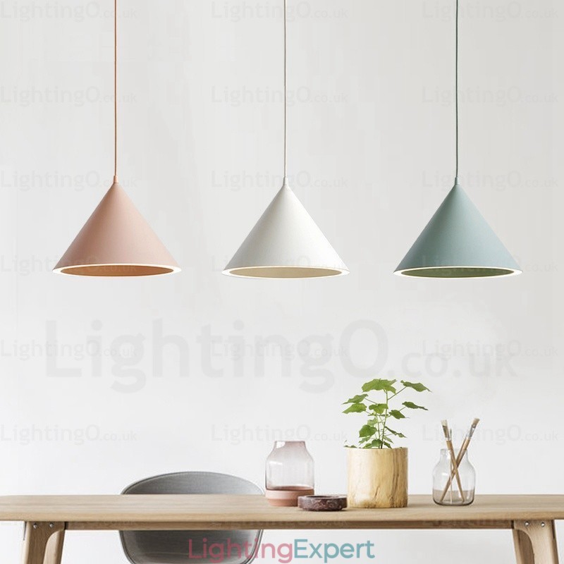 1 Light Modern Contemporary Nordic Pendant Light with Acrylic Shade