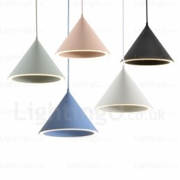 1 Light Modern Contemporary Nordic Pendant Light with Acrylic Shade