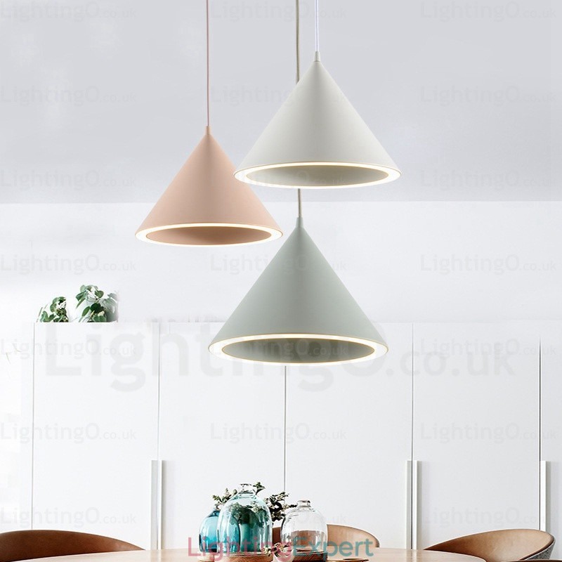 1 Light Modern Contemporary Nordic Pendant Light with Acrylic Shade