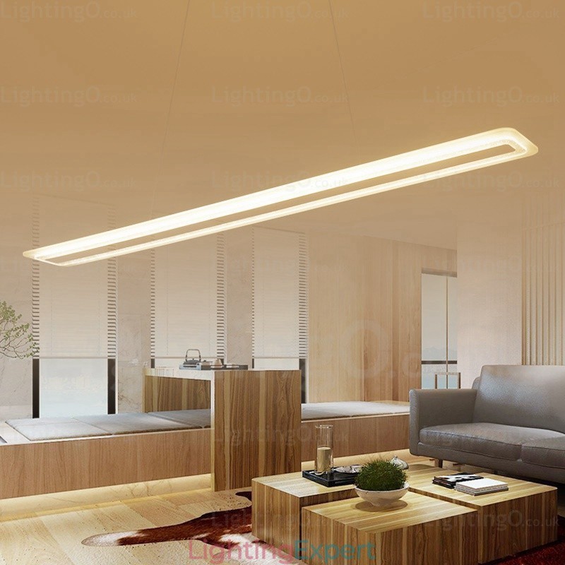 1 Light Modern Contemporary Pendant Light with Acrylic Shade