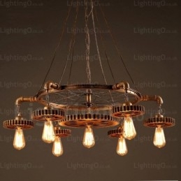7 Light Vintage Retro Pendant Light