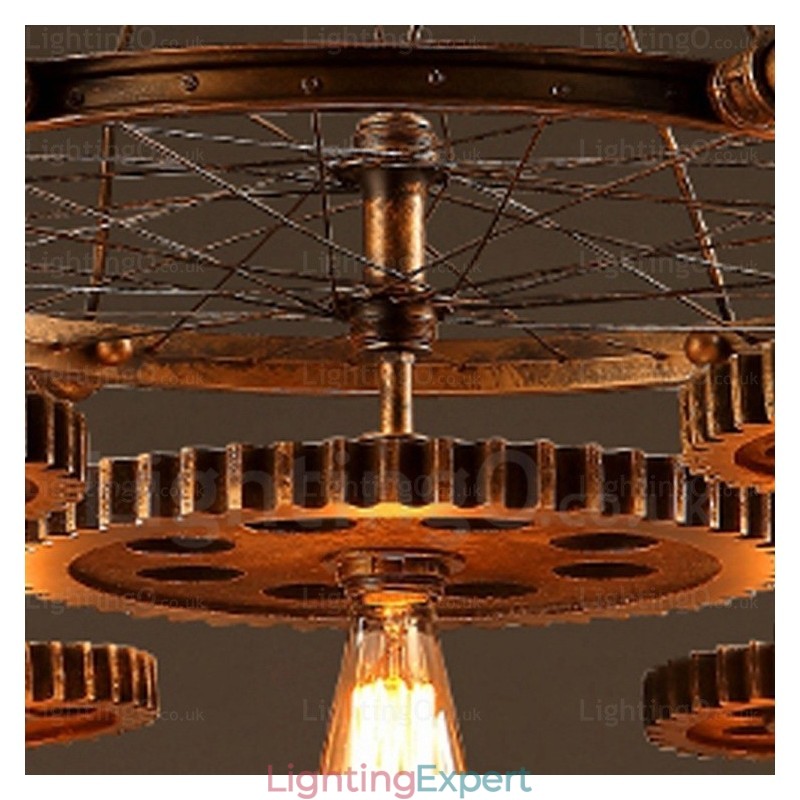 7 Light Vintage Retro Pendant Light