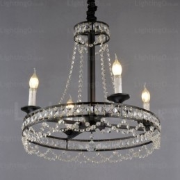 4 Light Country Rustic Pendant Light