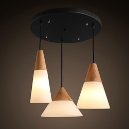Chandelier Mini Style Modern Contemporary Metal 3 Light Pendant Light