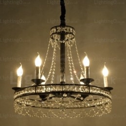 4 Light Country Rustic Pendant Light