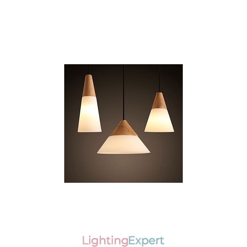 Chandelier Mini Style Modern Contemporary Metal 3 Light Pendant Light