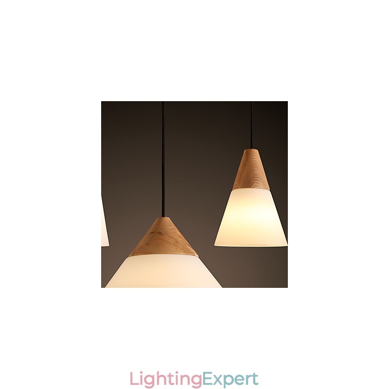 Chandelier Mini Style Modern Contemporary Metal 3 Light Pendant Light