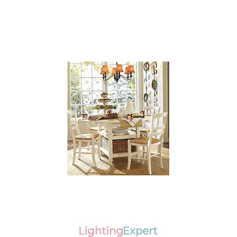Rustic Lodge Electroplated Chandelier