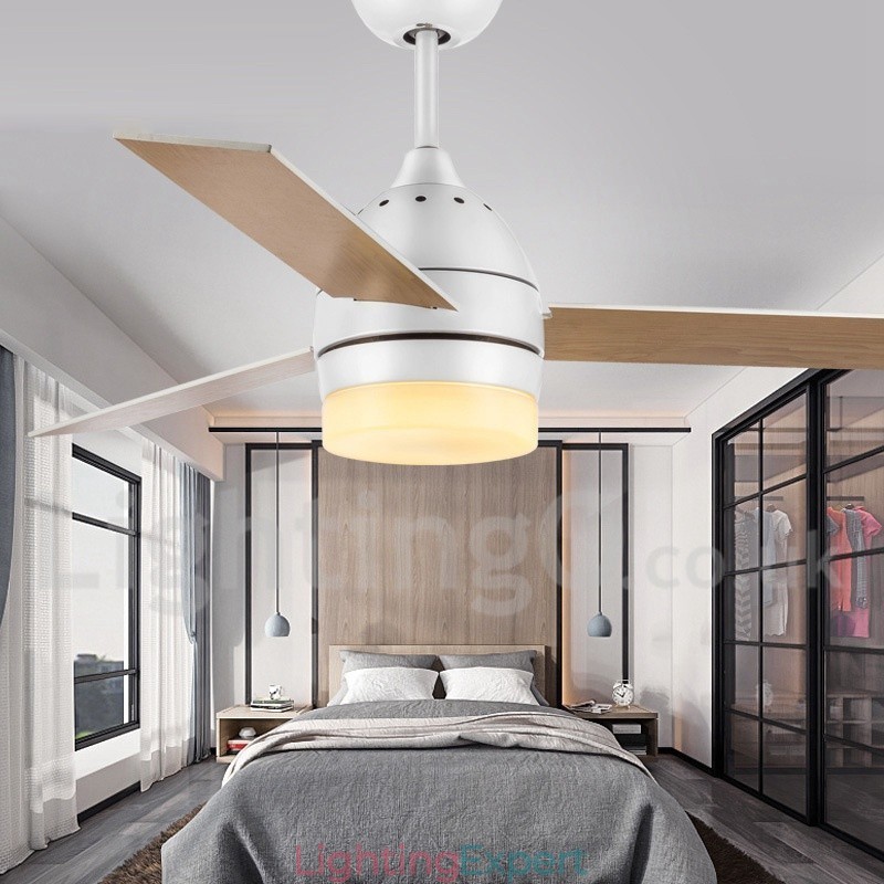 42" 48" Nordic Vintage Modern Contemporary Ceiling Fan