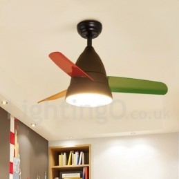 26" Modern Contemporary Ceiling Fan