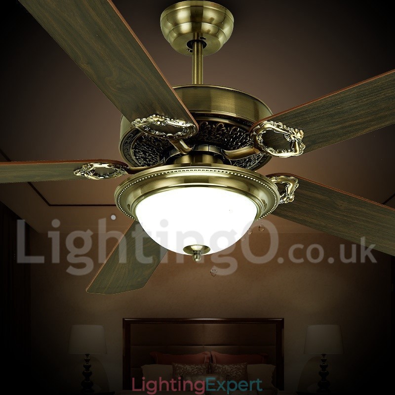 48" 52" Country Retro Rustic Lodge Vintage Ceiling Fan