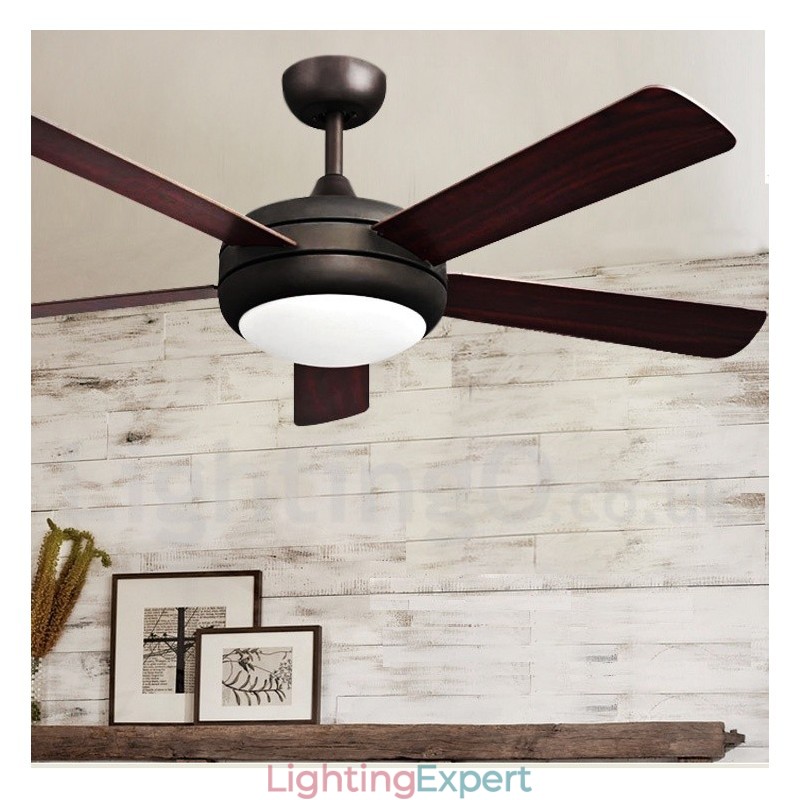 52" European Style Vintage Ceiling Fan