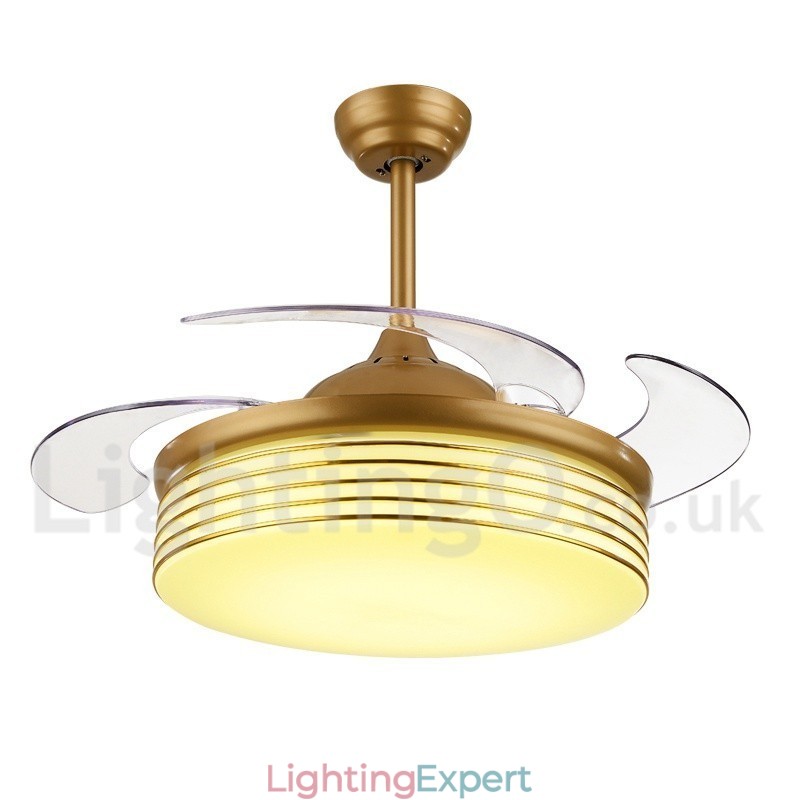 36" European Style Modern Contemporary Ceiling Fan
