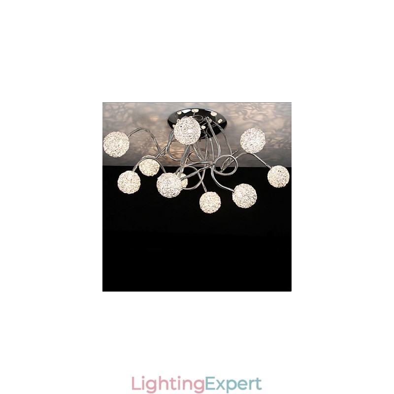 Simple Iron Ceiling Round Iron Creative lamp lamp Aluminum Wire lamp