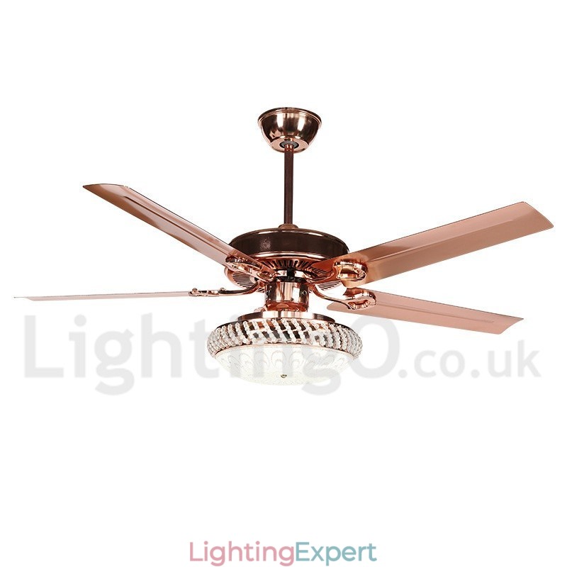 52" European Style Modern Contemporary Ceiling Fan