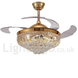 42" European Style Modern Contemporary Ceiling Fan