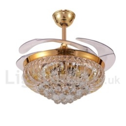 42" European Style Modern Contemporary Ceiling Fan