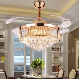 42" European Style Modern Contemporary Ceiling Fan