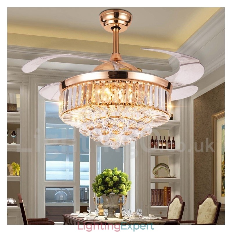 42" European Style Modern Contemporary Ceiling Fan
