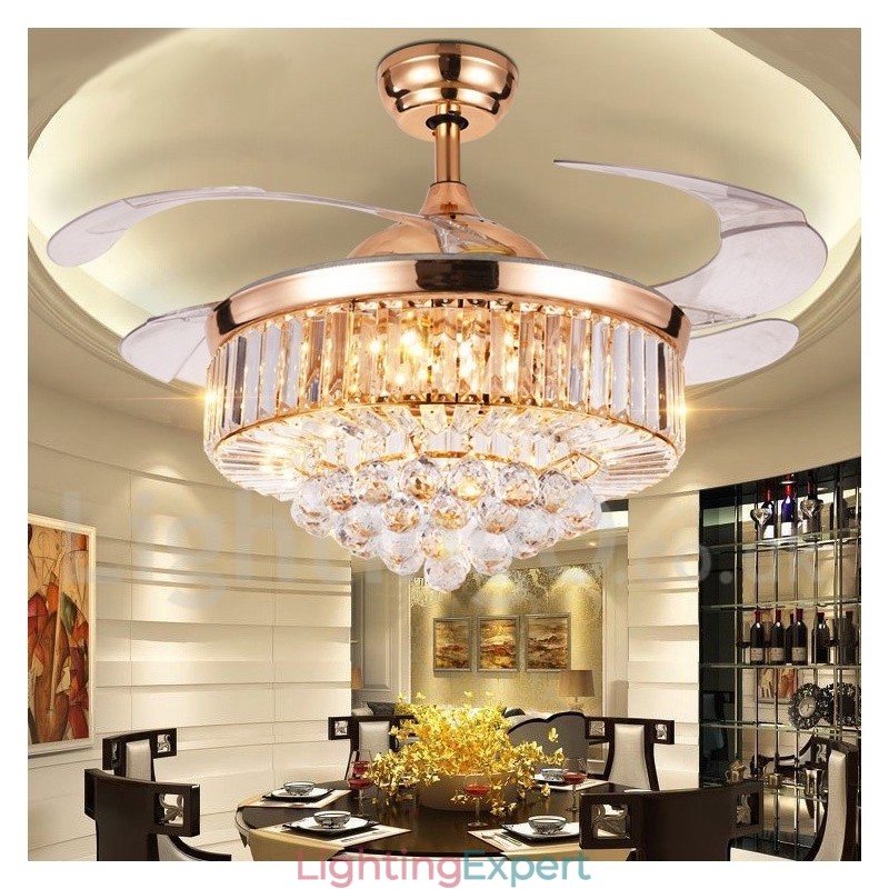 42" European Style Modern Contemporary Ceiling Fan