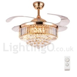42" European Style Modern Contemporary Ceiling Fan