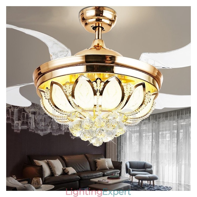 42" European Style Modern Contemporary Ceiling Fan