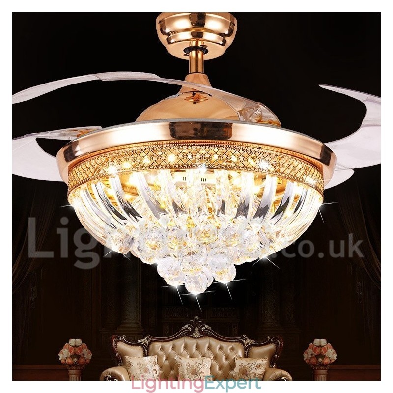 42" European Style Modern Contemporary Ceiling Fan