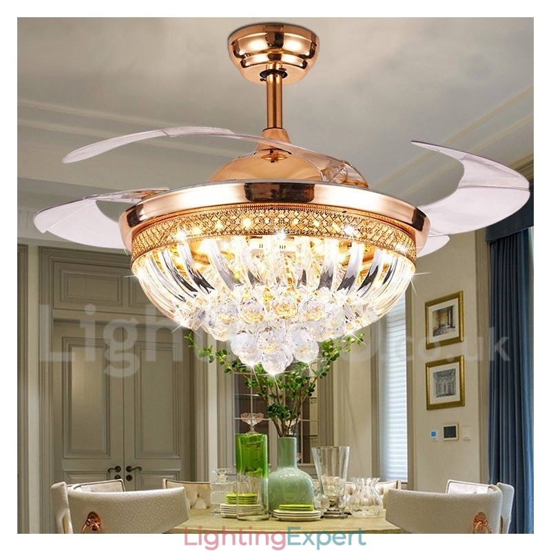 42" European Style Modern Contemporary Ceiling Fan