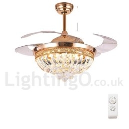 42" European Style Modern Contemporary Ceiling Fan