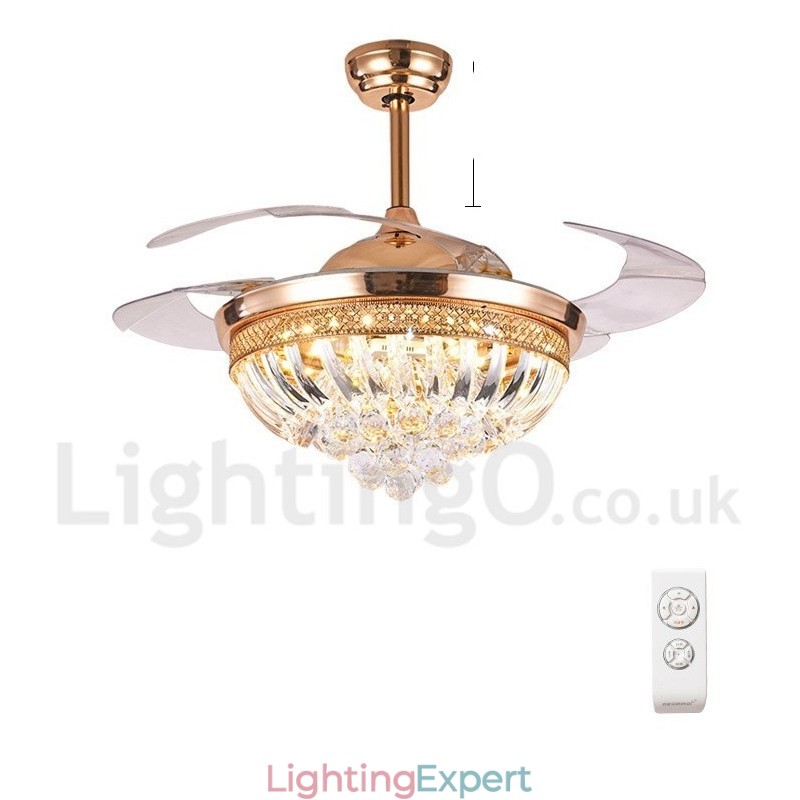 42" European Style Modern Contemporary Ceiling Fan