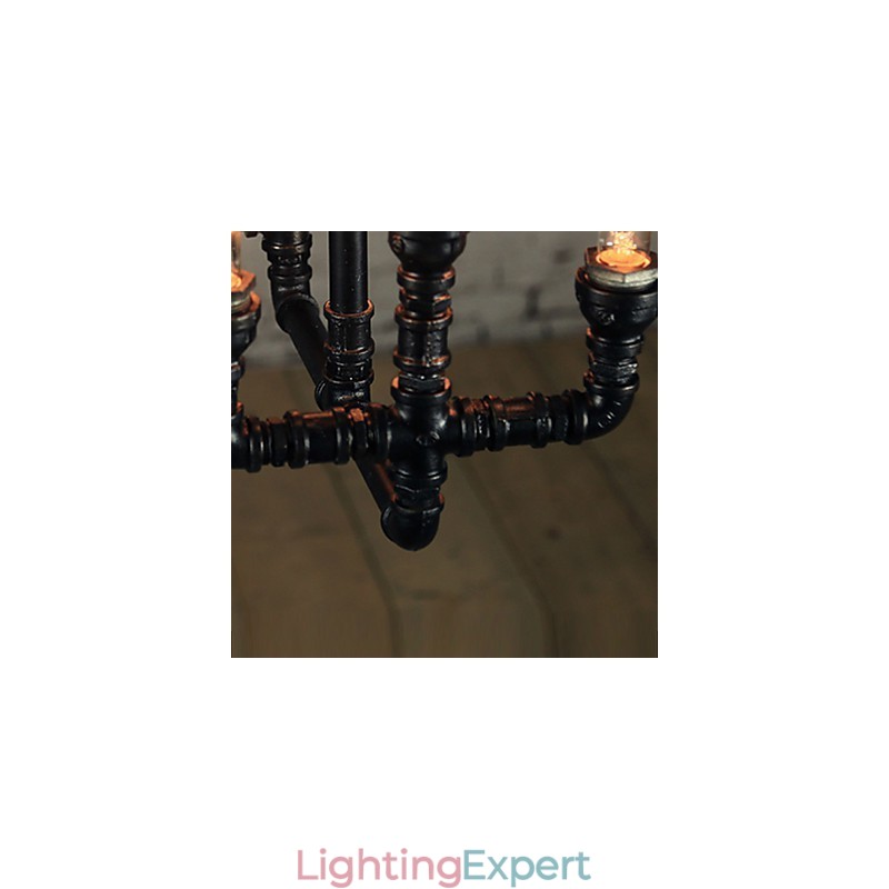 Chandelier Mini Style Rustic Lodge Retro Metal