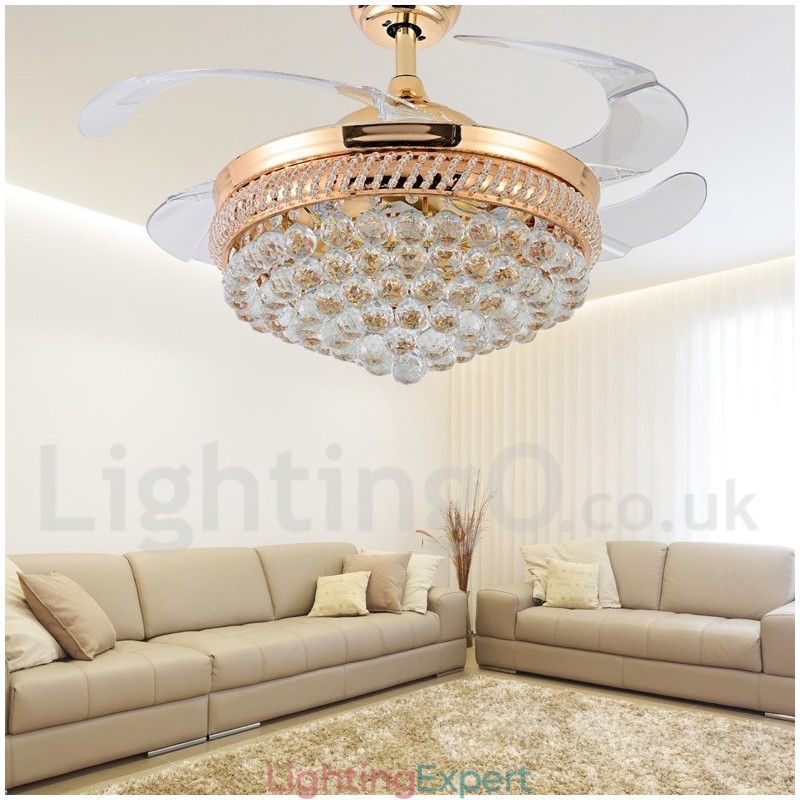 42" European Style Modern Contemporary Ceiling Fan