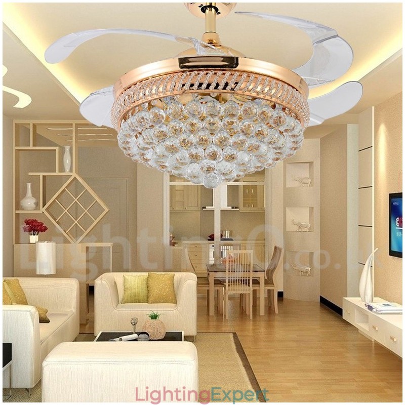 42" European Style Modern Contemporary Ceiling Fan