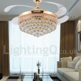 42" European Style Modern Contemporary Ceiling Fan