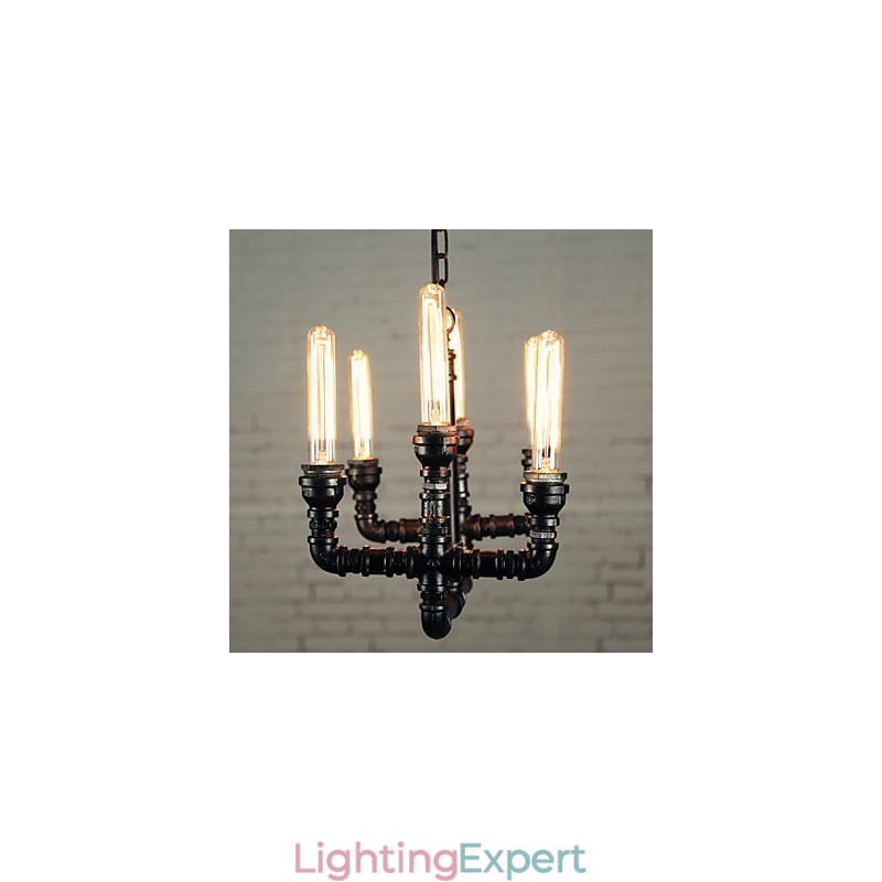 Chandelier Mini Style Rustic Lodge Retro Metal