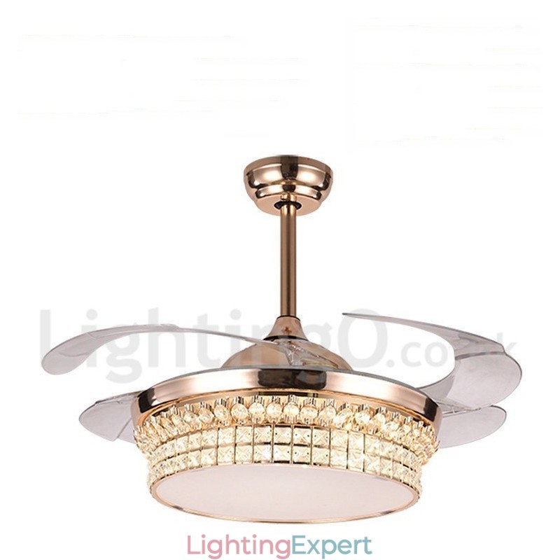 42" European Style Modern Contemporary Ceiling Fan