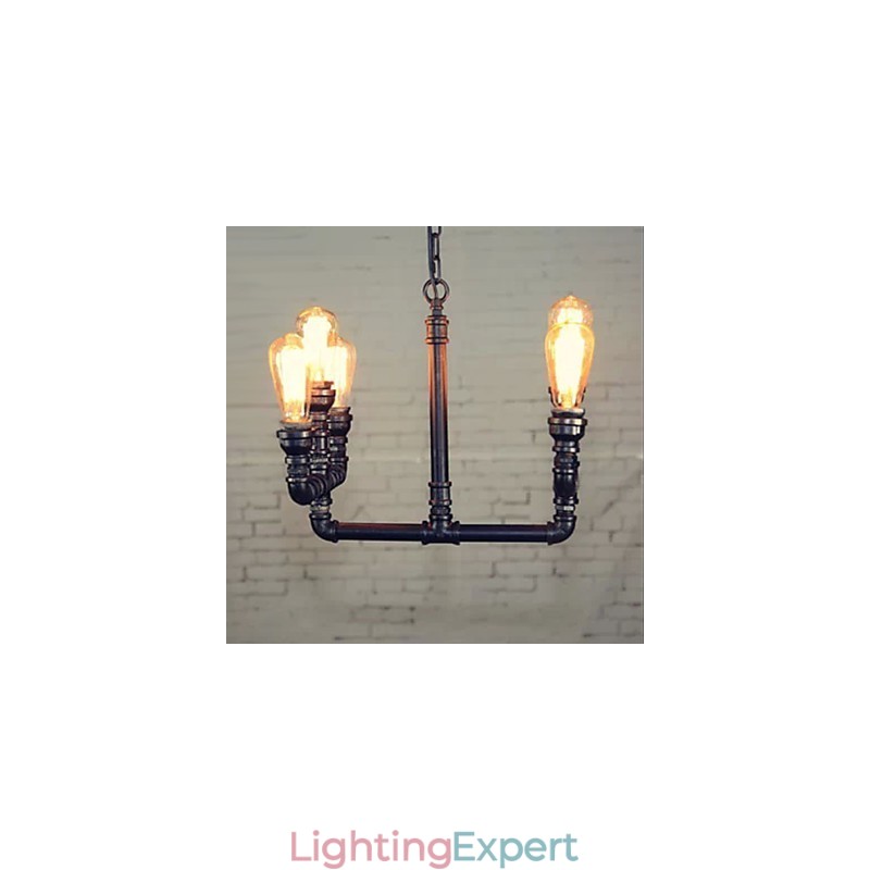Chandelier Mini Style Rustic Lodge Retro Metal