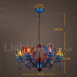 Retro Steel Lighting Store Pendant Chandelier Light