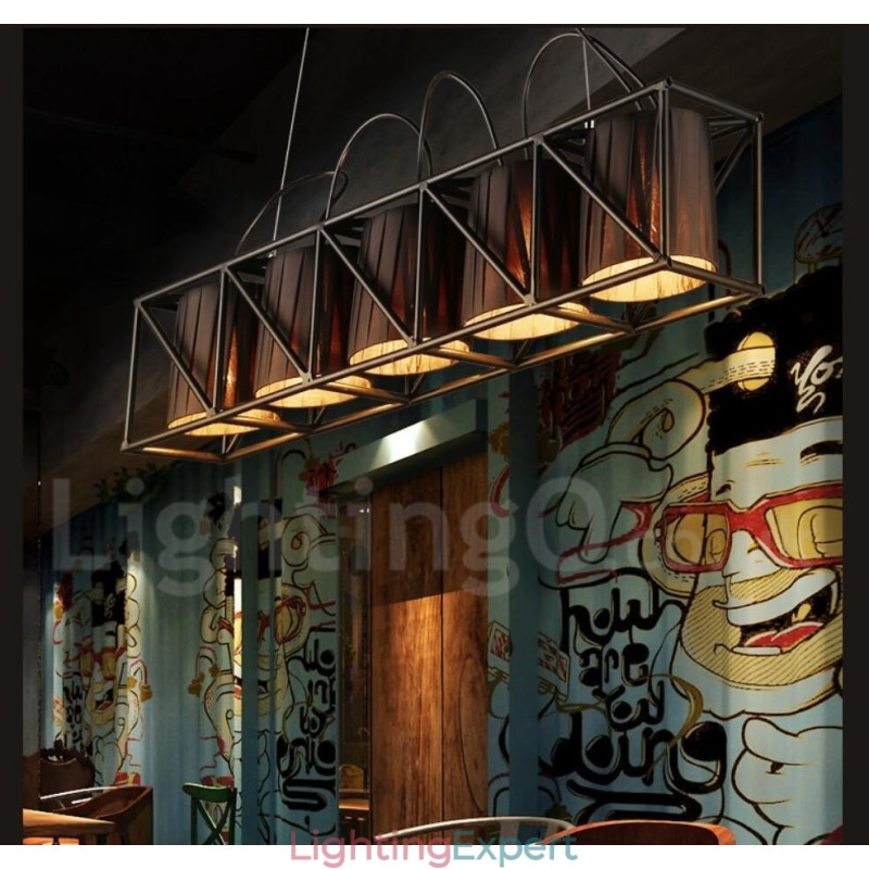 Industrial Style Steel Lighting Store Pendant Chandelier Light