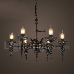 Industrial Style Steel Lighting Store Pendant Chandelier Light