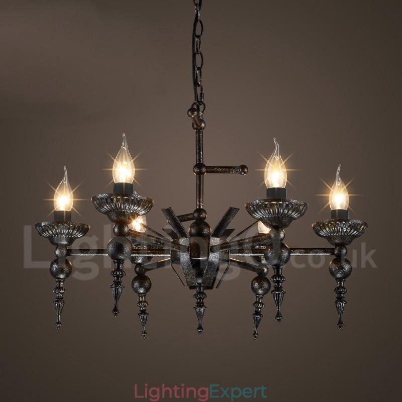 Industrial Style Steel Lighting Store Pendant Chandelier Light