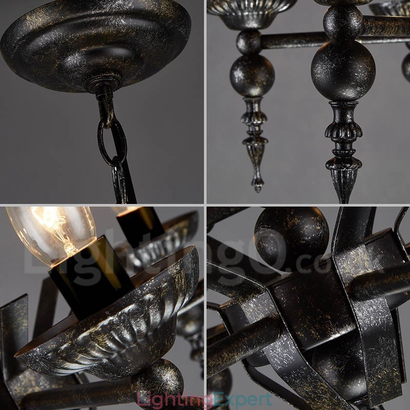 Industrial Style Steel Lighting Store Pendant Chandelier Light